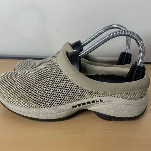 MERRELL MOC PRIMO VENT SILVER MIST WOMENS SIZE 7, SLIP ON SHOES - Picture 5 of 10